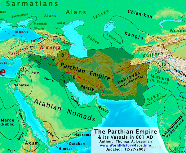 Parthia Map