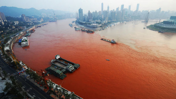 Blood Red Yangtze River