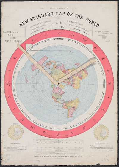 Yale University - Gleason's new standard map of the world.