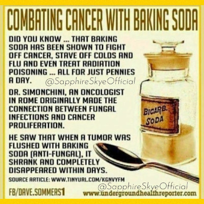 Combating cancer with baking soda.