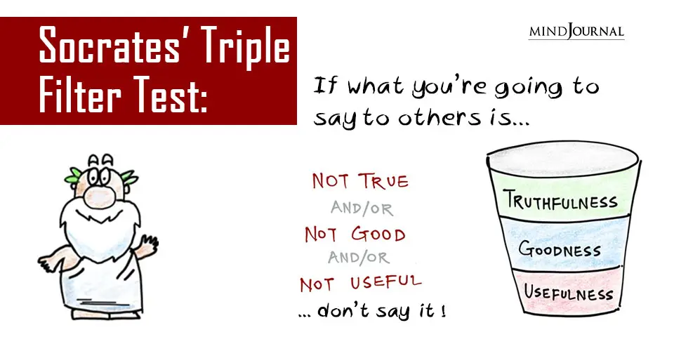 Socrates' Triple Filter Test