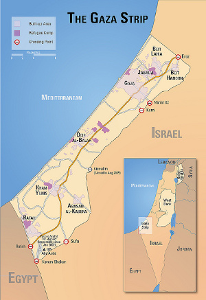 Gaza Map