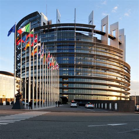 The European Parliament Building.